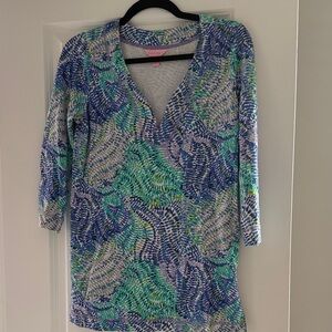 Like New Lilly Pulitzer UPF 50+ Justina Tunic